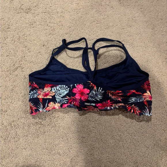 PINK Floral Strappy Lace Bralette - Picture 2 of 4